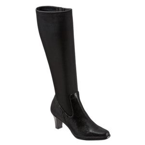 TROTTERS JAXSON womens size 11 black tall riding heel boots EUC
